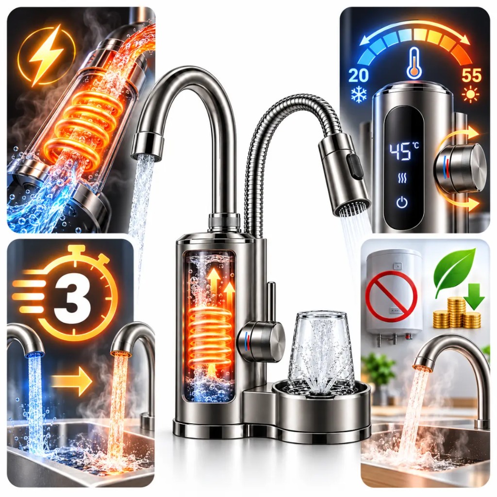 Risparmio bolletta fino al 76% con scaldacqua istantaneo ThermoTap